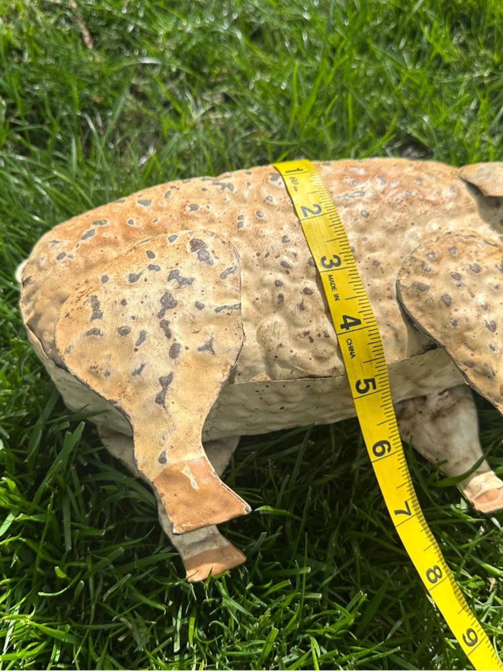 Decorative Rustic Pig - Picture 3 of 3